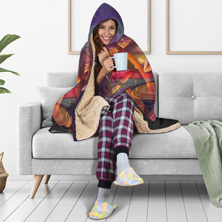 Kinoko | Hooded Blanket by Cosmic Shiva