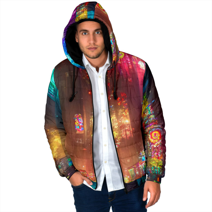 citylife mens hooded jacket - Acidmath Guy
