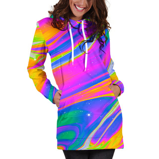 NEGATIVE WOMENS HOODIE DRESS | MALAVIDA