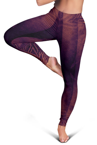 Mystical Aum Chakra Mandala - Amethyst | Leggings | Mandalazed
