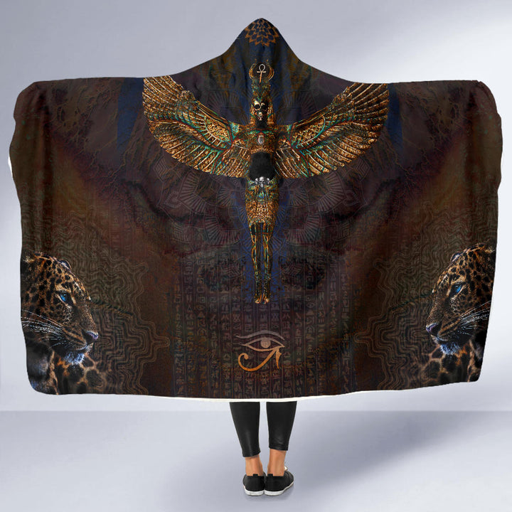 Nefertiti | Hooded Blanket || by Cosmic Shiva