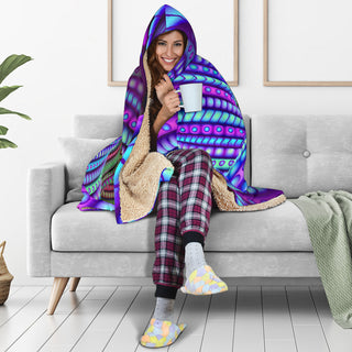 Spirals 1 | Hooded Blanket | Psypepper