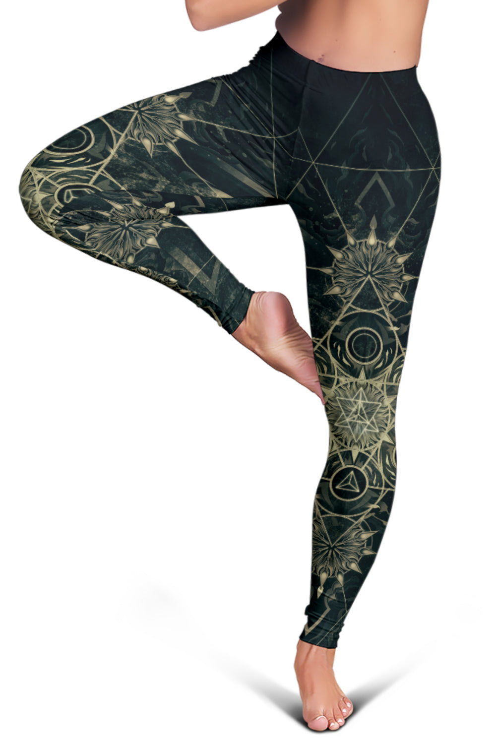 Elements of Sacred Geometry - Mystical | Leggings | Mandalazed