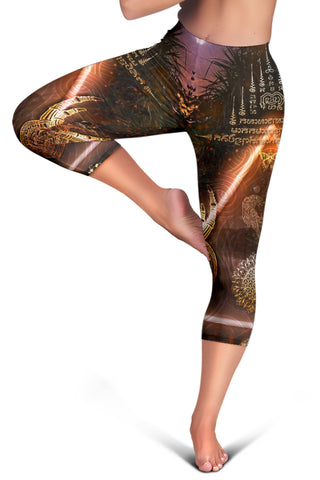 Sak yant || women Capris || by Cosmic Shiva