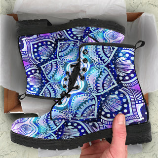 Sacred Mandala Leather Boots | Cameron Gray