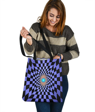 Chequered Space | Tote Bag | Makroverset