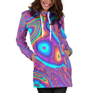 Psy Love | Womens Hoodie Dress | Hubert Solczynski