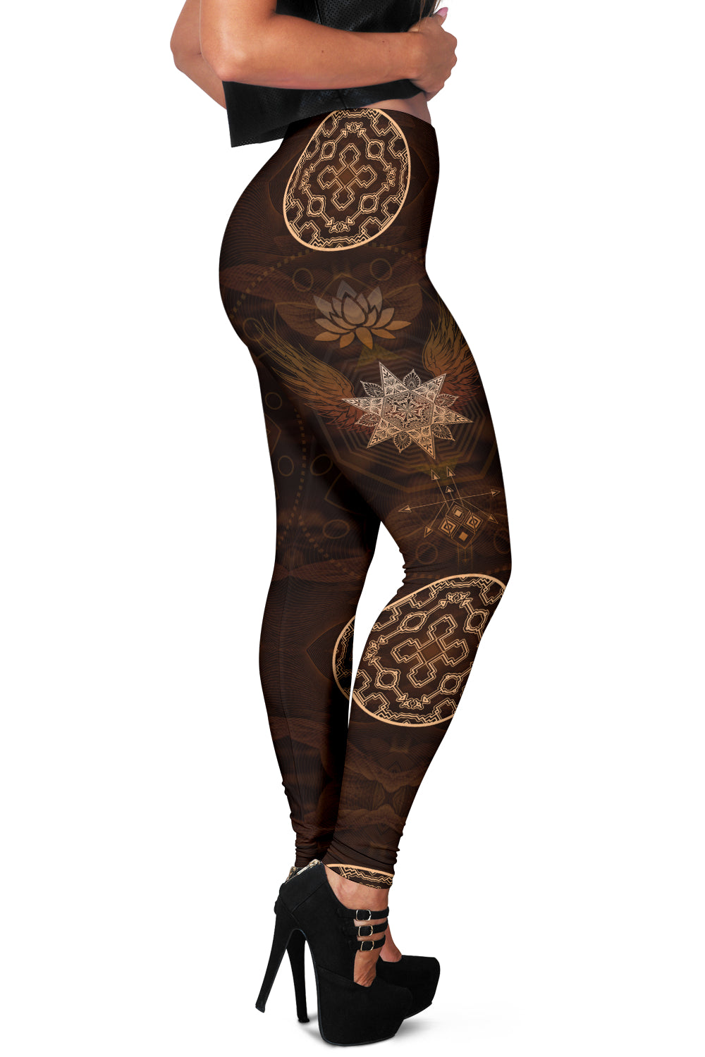Shipibo | Womens Leggings by Cosmic Shiva
