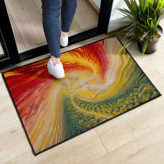 Elemental Attraction Door Mat by Mark Henson