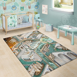 Fishing for Escher Rug | James Fletcher