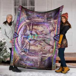 Vitruvian Spirit | Micro Fleece Blanket | Hakan Hisim