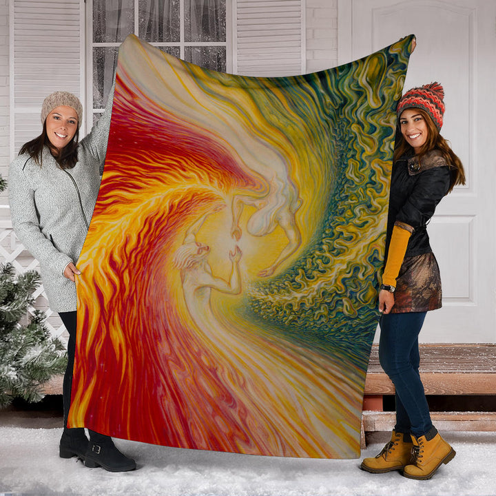 Elemental Attraction Blanket by Mark Henson