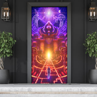 Walking to the Source Door Sock | Salvia Droid