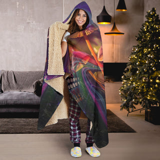 Kinoko | Hooded Blanket by Cosmic Shiva