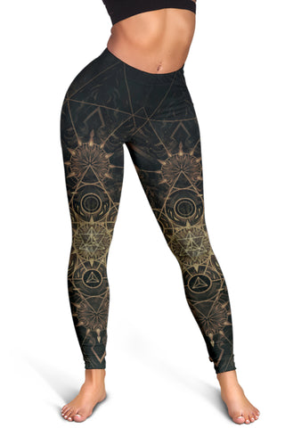 Elements of Sacred Geometry - Earth | Leggings | Mandalazed