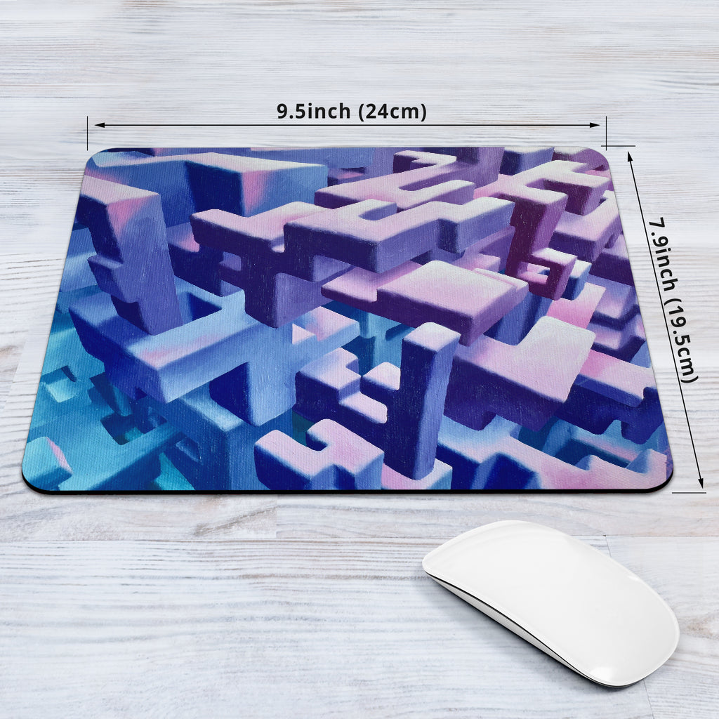 Chamber of Secret Squares | Mouse Pad | Dylan Thomas Brooks