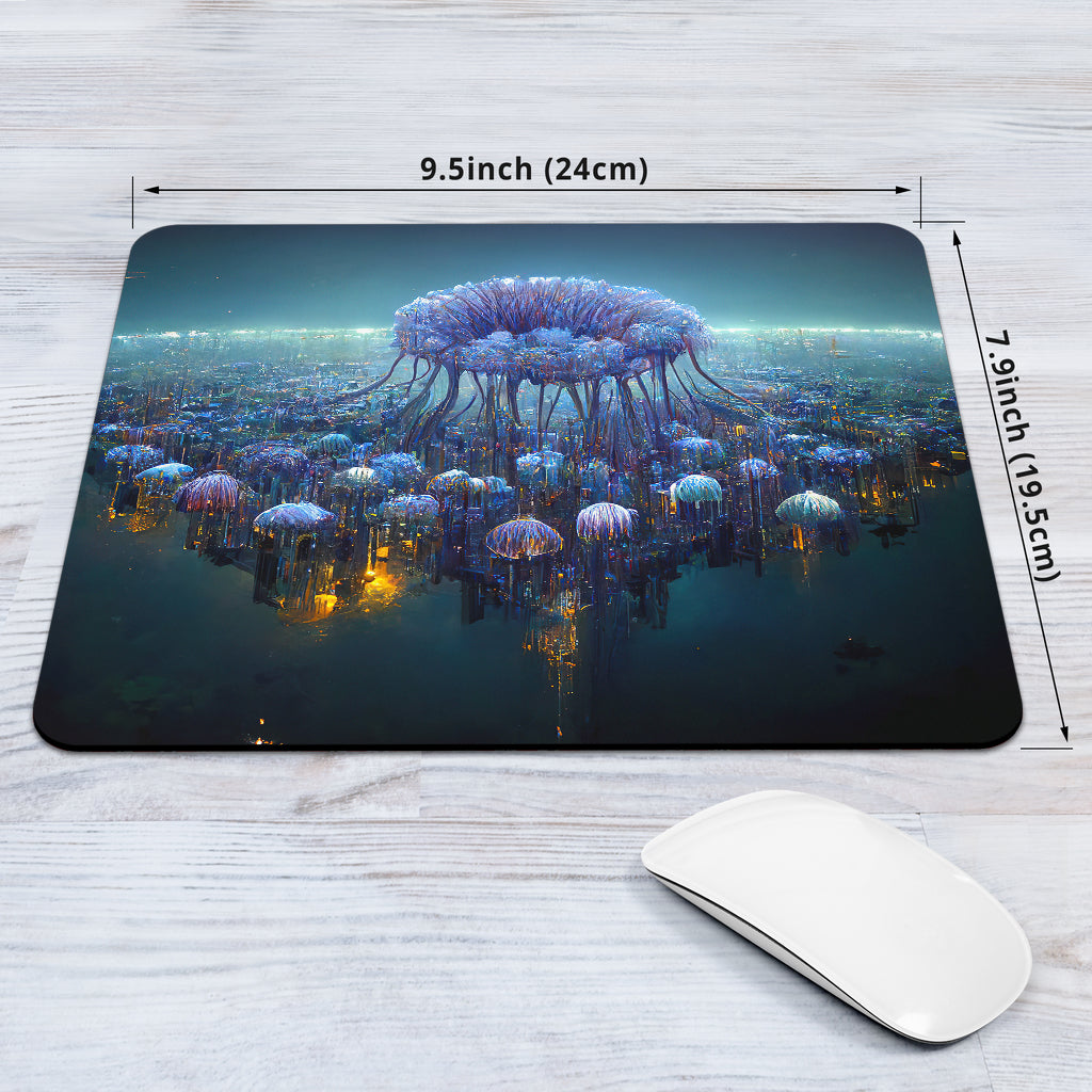 Jellypunk City Mouse Pad | Michael Garfield