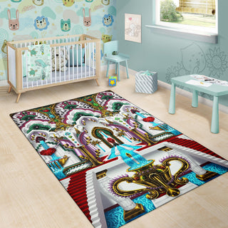 Ganesha Architecture Rug | Salvia Droid