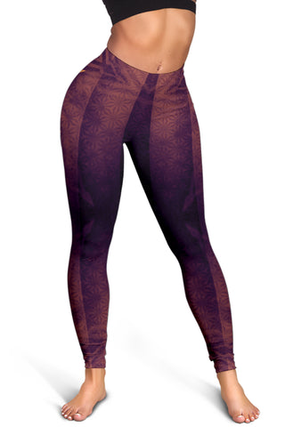 Mystical Aum Chakra Mandala - Amethyst | Leggings | Mandalazed