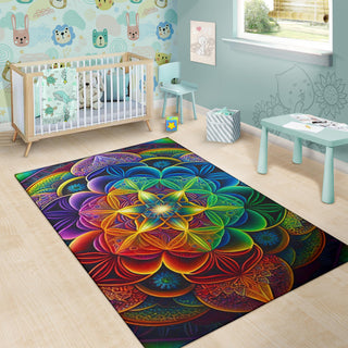 FLOWER LIFE RUG | ACIDMATH GUY