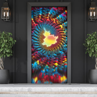 Mandelbrot Buddha: Fractal Meditation | Door Sock | Makroverset