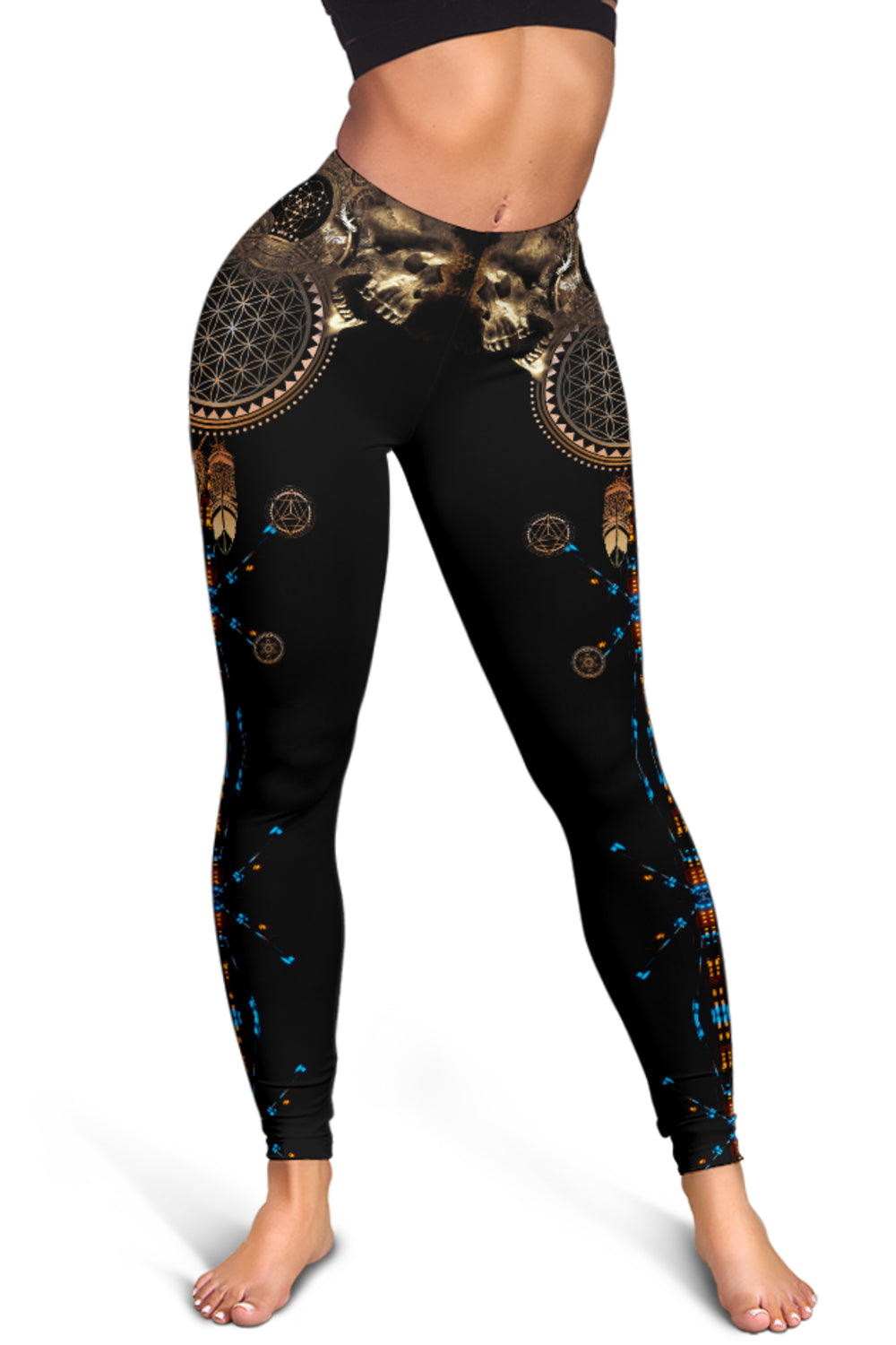 AfterLife | Womens Leggings by Cosmic Shiva