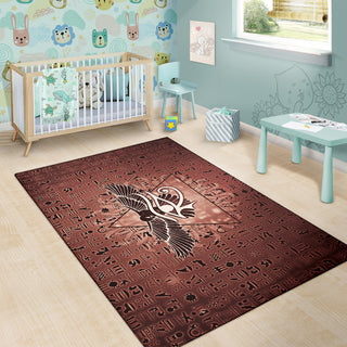 Eye of Horus Hieroglyphs | Rug | Mandalazed