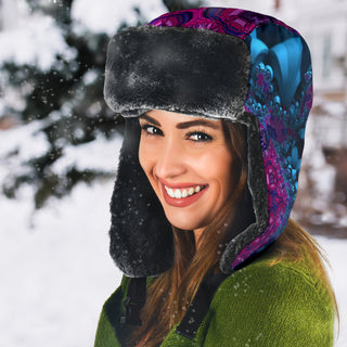 PSYBOX PURP TRAPPER HAT | FRACTUALLY