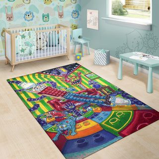 ACCORDIAN BOY RUG | SALVIA DROID