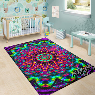 Rainbow Burst Area Rug | IMRAN