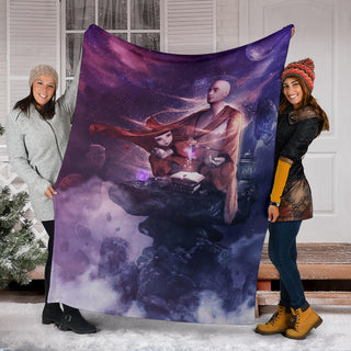 Insight Meditation | Premium Microfleece Blanket | Cameron Gray