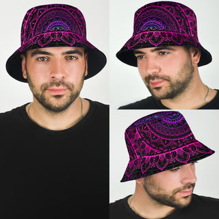 Cameron Gray | Neon Mandala | Bucket Hat