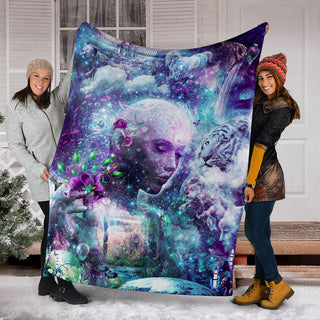 Cosmic Consciousness | Premium Microfleece Blanket | Cameron Gray