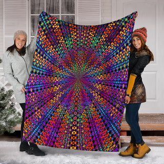 Rainbow Flow | Micro Fleece Blanket | Hakan Hisim
