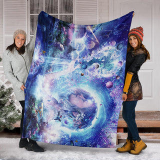 Dancing Dreams | Premium Microfleece Blanket | Cameron Gray