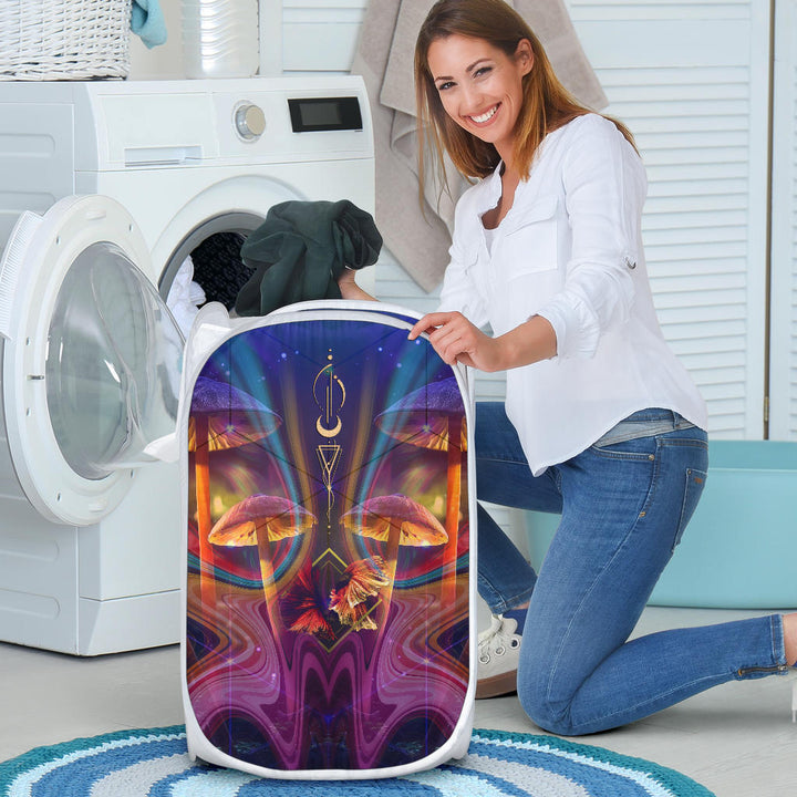 BlueKinoko | Laundry Hamper by Cosmic Shiva