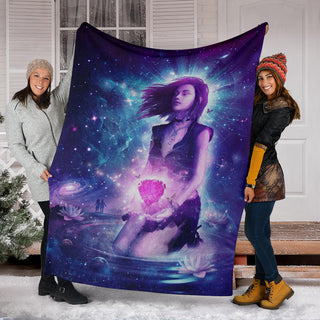 Dream Away | Premium Microfleece Blanket | Cameron Gray
