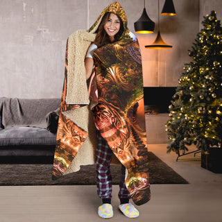 ShamanicTale | Hooded Blanket by Cosmic Shiva