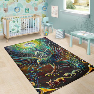 Life Feeds on Life Rug | Gavin Gerundo with Torus Energy Artworks