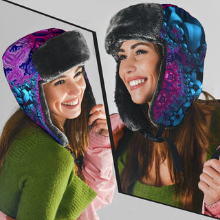 PSYBOX PURP TRAPPER HAT | FRACTUALLY