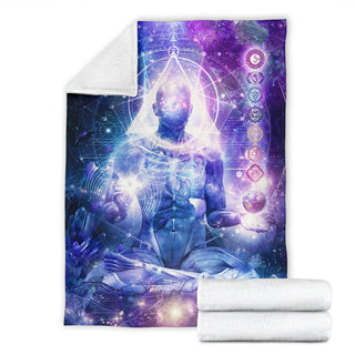 Mind of Light | Premium Microfleece Blanket | Cameron Gray
