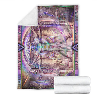 Vitruvian Spirit | Micro Fleece Blanket | Hakan Hisim