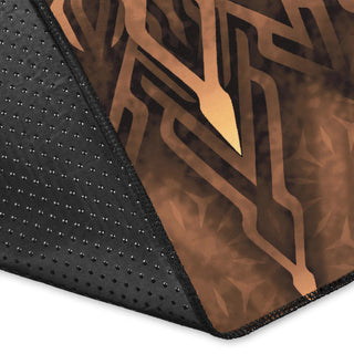 Mystical Aum Chakra Mandala - Earth | Rug | Mandalazed