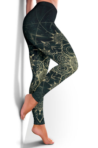Elements of Sacred Geometry - Mystical | Leggings | Mandalazed