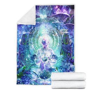 Observers Of The Sky | Premium Microfleece Blanket | Cameron Gray