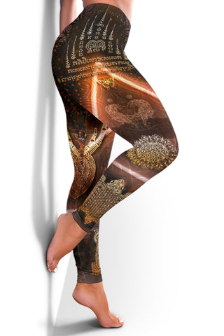 Sak yant || Leggings || by Cosmic Shiva