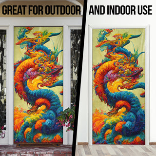 New Years Dragon Bouquet Door Sock | Michael Garfield