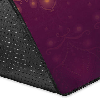 Peacock Feather Mandala - Moon | Rug | Mandalazed