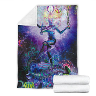 Serpentine Apotheosis (Dancing Shiva) | Micro Fleece Blanket | Hakan Hisim