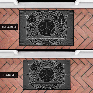 Dodecahedron Door Mat | Brock Springstead